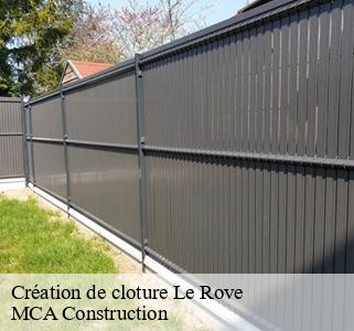 Création de cloture le-rove-13740 MCA Construction