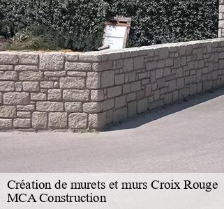 Création de murets et murs croix-rouge-13013 MCA Construction