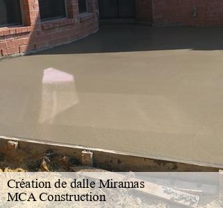 Création de dalle miramas-13140 MCA Construction