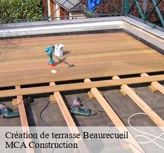 Création de terrasse beaurecueil-13100 MCA Construction