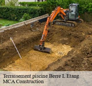 Terrassement piscine  berre-l-etang-13130 MCA Construction 