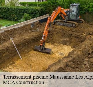 Terrassement piscine  maussanne-les-alpilles-13520 MCA Construction 