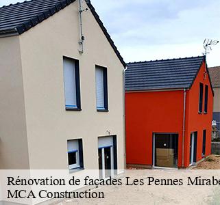 Rénovation de façades  les-pennes-mirabeau-13170 MCA Construction 