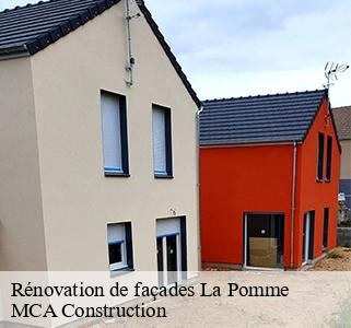 Rénovation de façades la-pomme-13720 MCA Construction